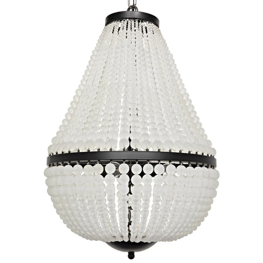 Noir Brington Chandelier in As Is LAMP656MTB