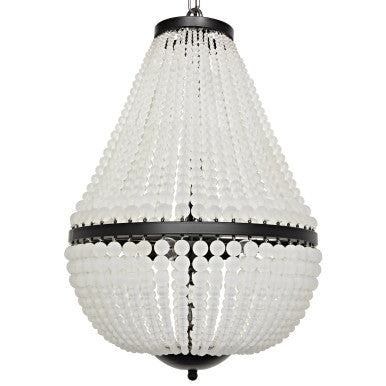 Noir Brington Chandelier in As Is LAMP656MTB