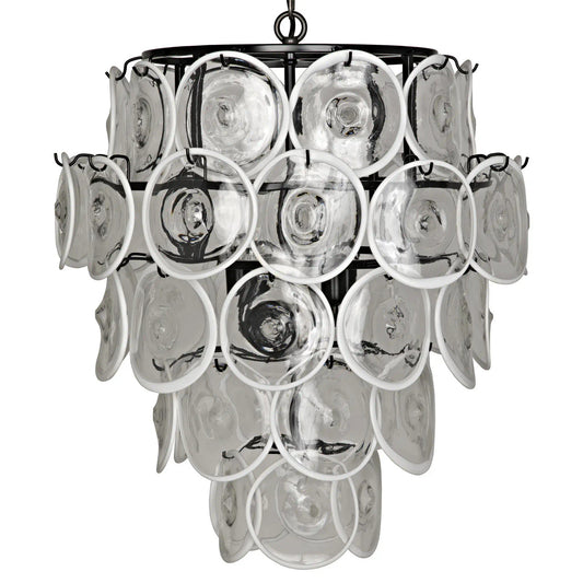 Noir Alva Chandelier in As Is LAMP669MTB