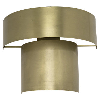 Noir Mathis Sconce in Antique Brass LAMP674MB