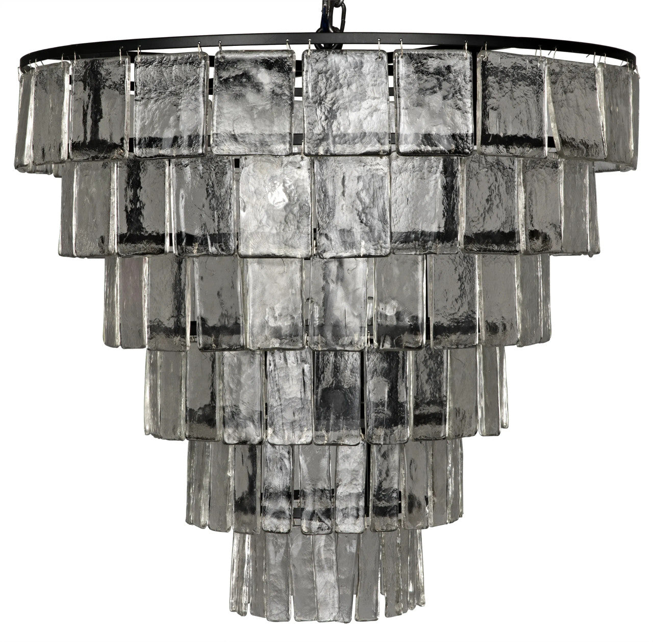 Noir Carnegie Chandelier in As Is LAMP684L