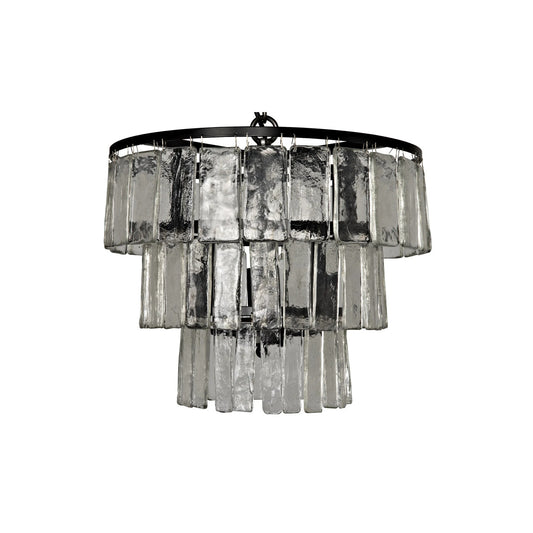 Noir Carnegie Chandelier in As Is LAMP684S