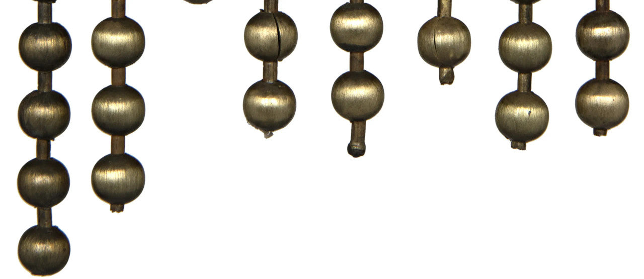 Noir Domo Chandelier in Antique Brass LAMP695MB