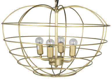 Noir Mo Pendant in Antique Brass LAMP702MB