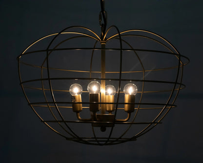 Noir Mo Pendant in Antique Brass LAMP702MB