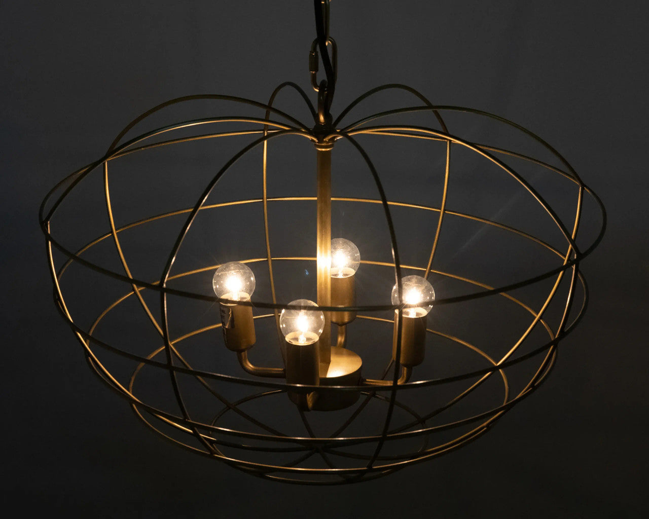 Noir Mo Pendant in Antique Brass LAMP702MB