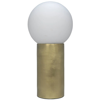 Noir New Luna Lamp in Antique Brass LAMP726MB