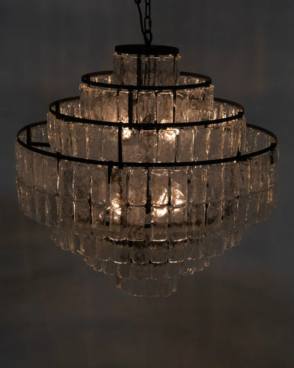 Noir Satellite Chandelier in Matte Black LAMP730MTB