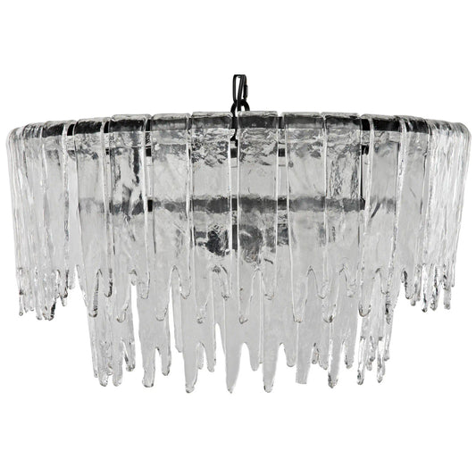 Noir Pioggia Chandelier in Black LAMP736MTB