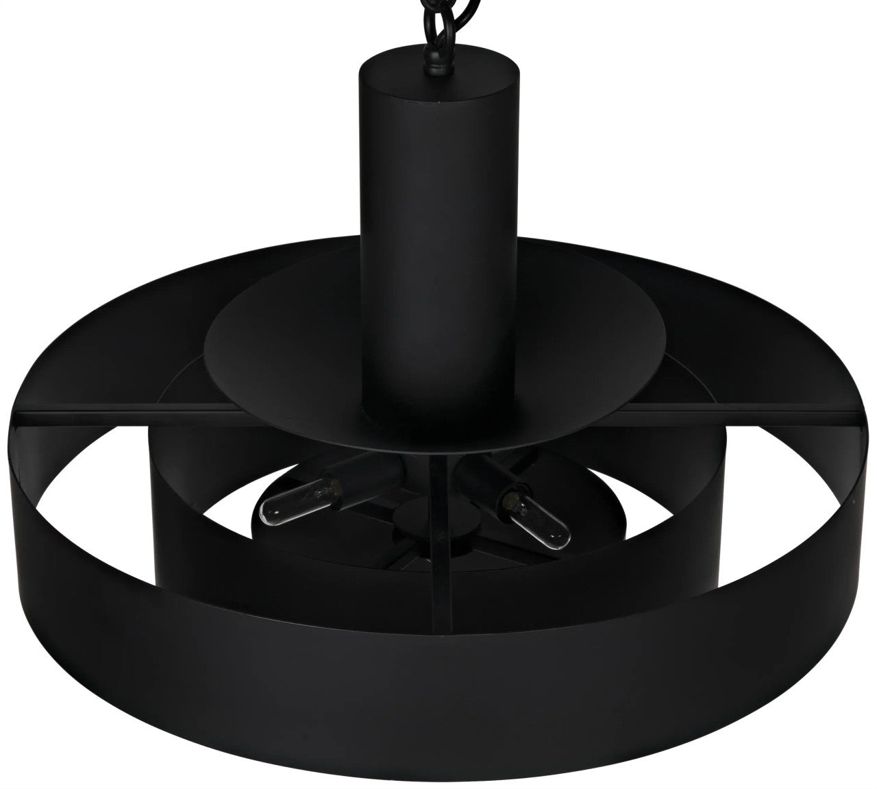 Noir Parlor Pendant in Matte Black LAMP753MTB