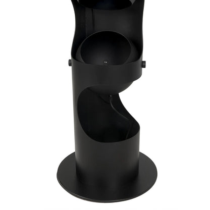 Noir Columna Floor Lamp in Matte Black LAMP756MTB