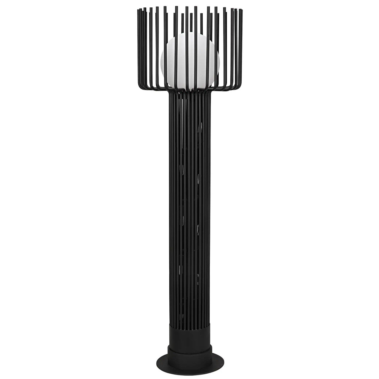 Noir Lucis Floor Lamp in Matte Black LAMP758MTB