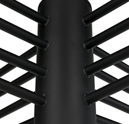 Noir Claude Chandelier in Matte Black LAMP764MTB