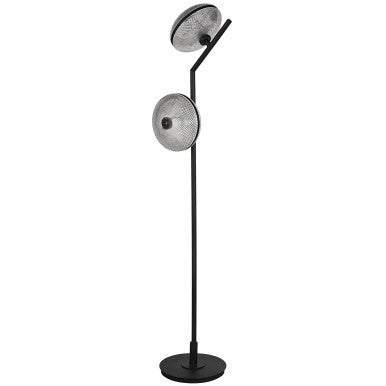 Noir Gibson Floor Lamp in Matte Black LAMP766MTB