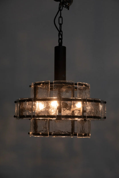 Noir Bergdorf Pendant in Matte Black LAMP768MTB