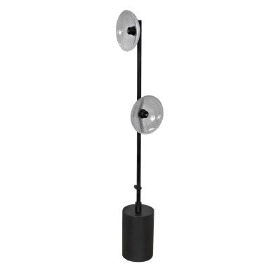 Noir Natilus Floor Lamp in Matte Black LAMP783MTB