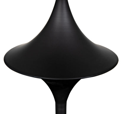 Noir Wilder Lamp with Shade in Matte Black LAMP791SH