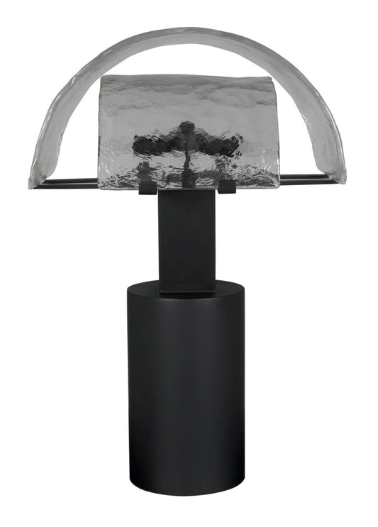 Noir Shiitake Lamp in Matte Black LAMP792