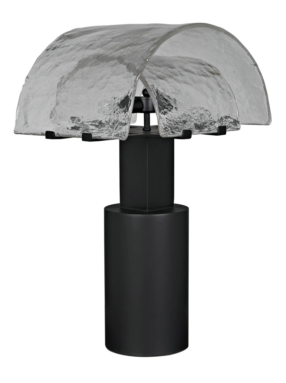 Noir Shiitake Lamp in Matte Black LAMP792