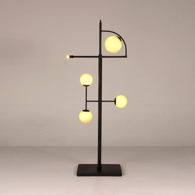 Noir Dasha Floor Lamp in Matte Black LAMP796MTB