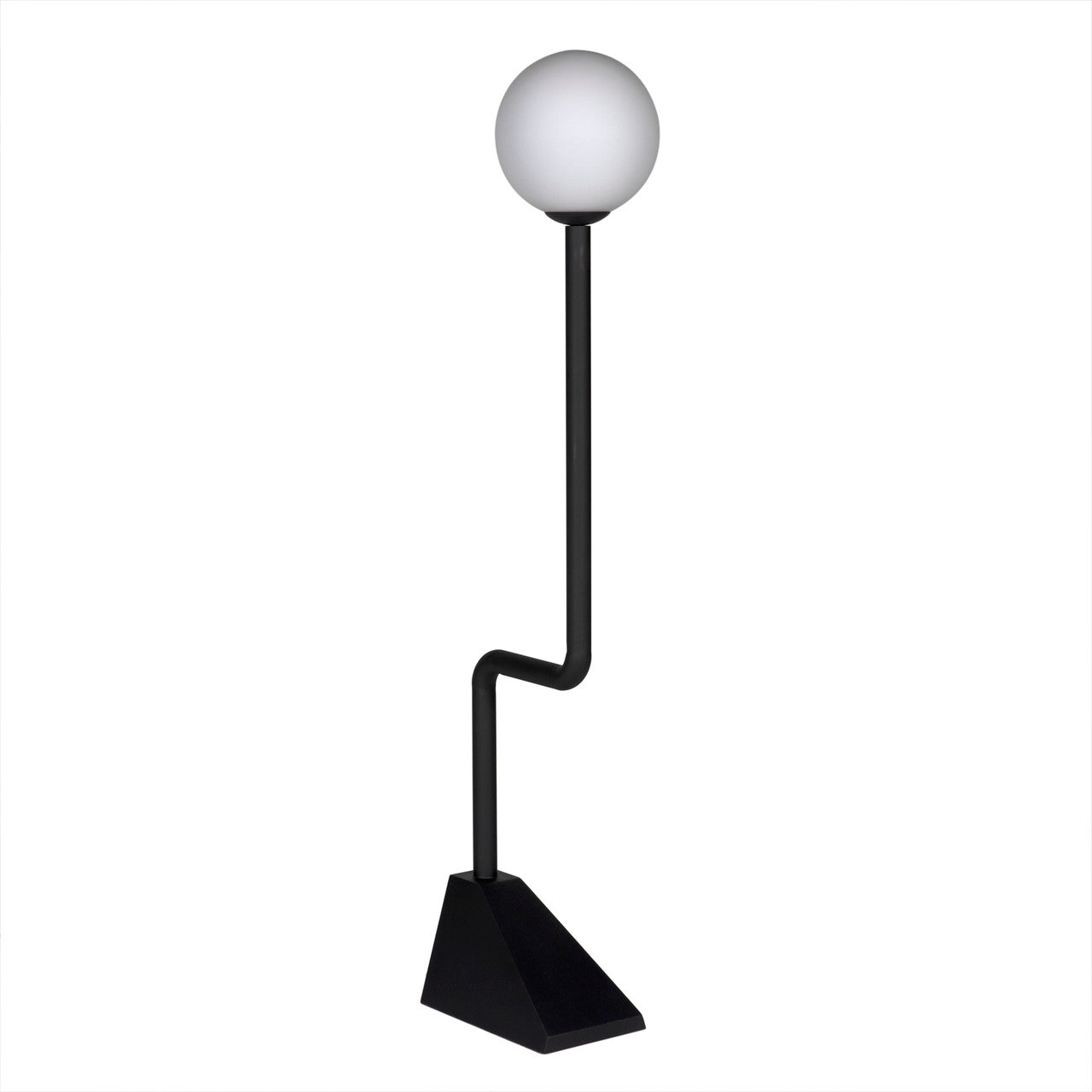 Noir Dallas Floor Lamp in Matte Black LAMP797MTB