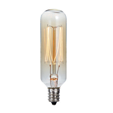 CAL Lighting 40W T Type Edison Style Incandescent Bulb X LB-7155-40W