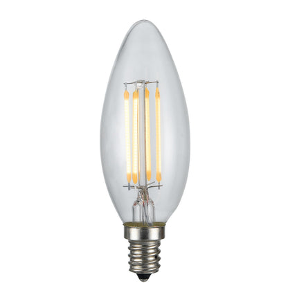 CAL Lighting Edison Led Bulb, 4W, 22K, E12 Socket Base  LB-LED4W22K-E12