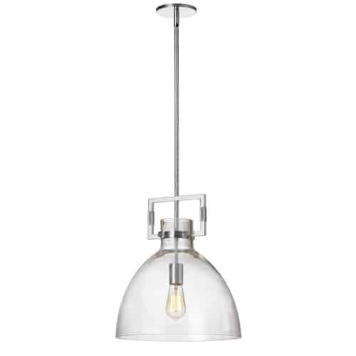 Dainolite 1 Light Incandescent Polished Chrome Pendant LBY-141P-PC