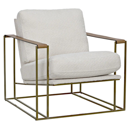 Noir Oryan Chair in Brass LEA-C0341-02-1D