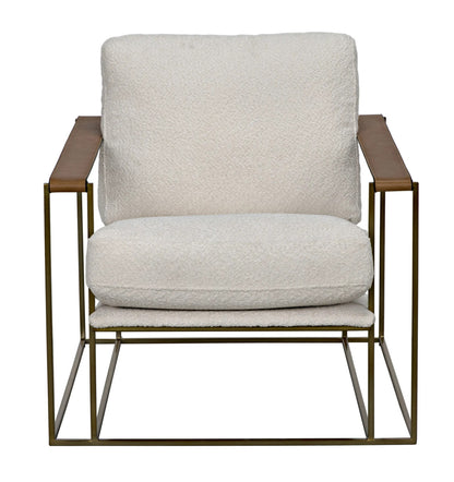 Noir Oryan Chair in Brass LEA-C0341-02-1D