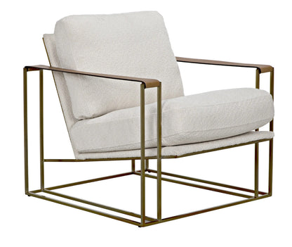 Noir Oryan Chair in Brass LEA-C0341-02-1D