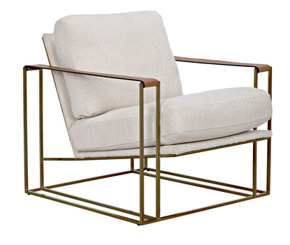 Noir Oryan Chair in Brass LEA-C0341-02-1D