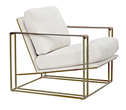 Noir Oryan Chair in Brass LEA-C0341-02-1D