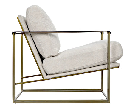 Noir Oryan Chair in Brass LEA-C0341-02-1D