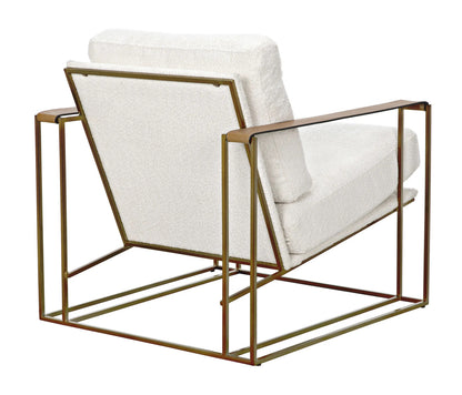 Noir Oryan Chair in Brass LEA-C0341-02-1D