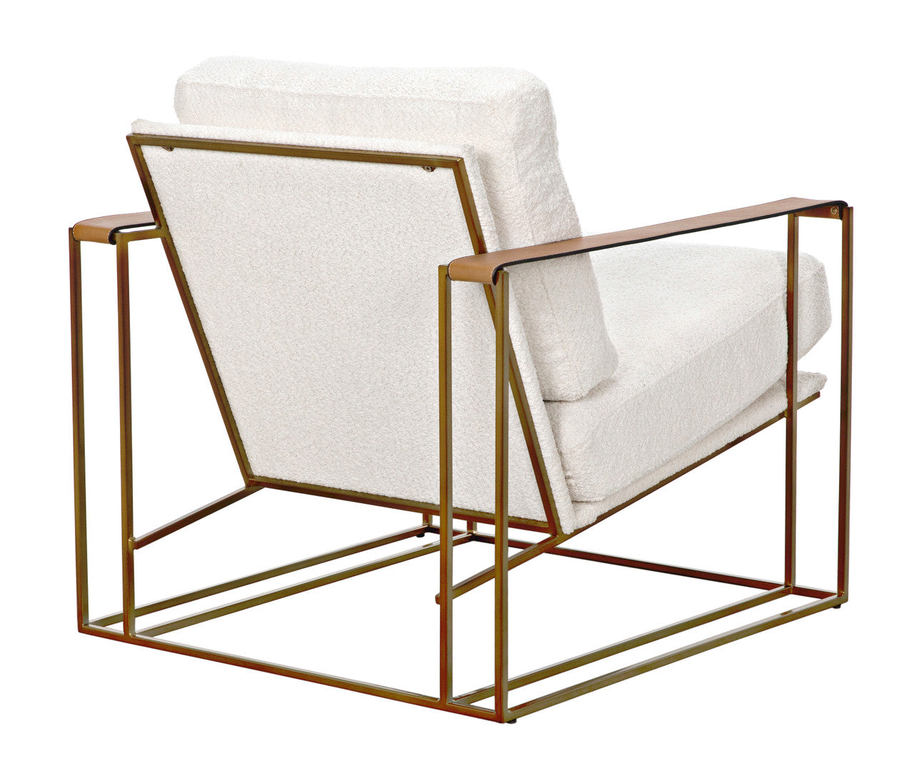 Noir Oryan Chair in Brass LEA-C0341-02-1D