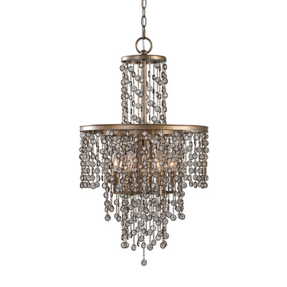 Uttermost Valka 6 Light Crystal Chandelier 21288