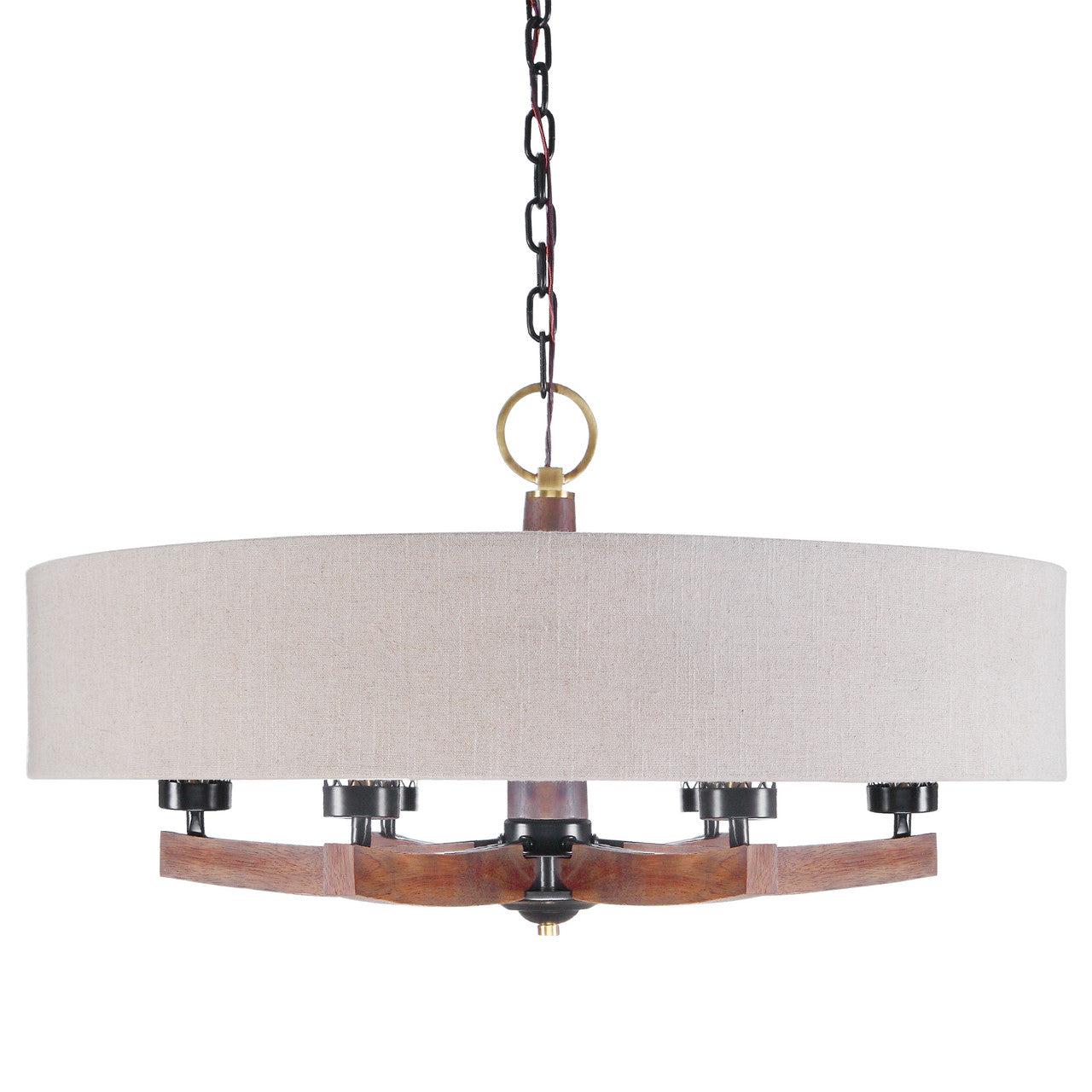 Uttermost Woodall 6 Light Drum Chandelier 21331