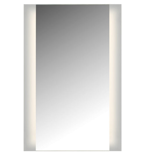 CAL Lighting LED, 2 Sided Ada Mirror. 3K, Non-Dimmable, 24"W X 36"H With Easy Cleat System Mirror LM2WG-C2436