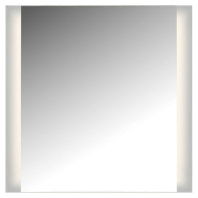 CAL Lighting LED 2 Sided Ada Mirror, 3K, 36"W X 36", Not Dimmable, With Easy Cleat System Mirror LM2WG-C3636