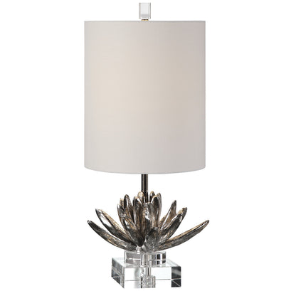 Uttermost Silver Lotus Accent Lamp 29256-1