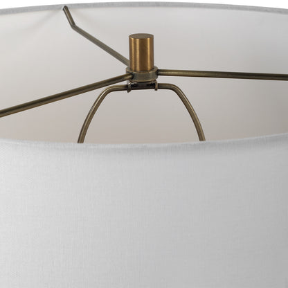 Uttermost Stratified White Table Lamp 30296-1