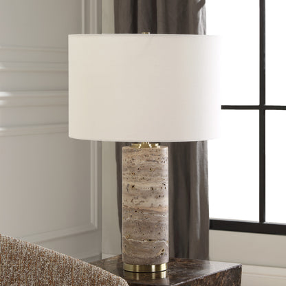 Uttermost Cortado Travertine Table Lamp 30403