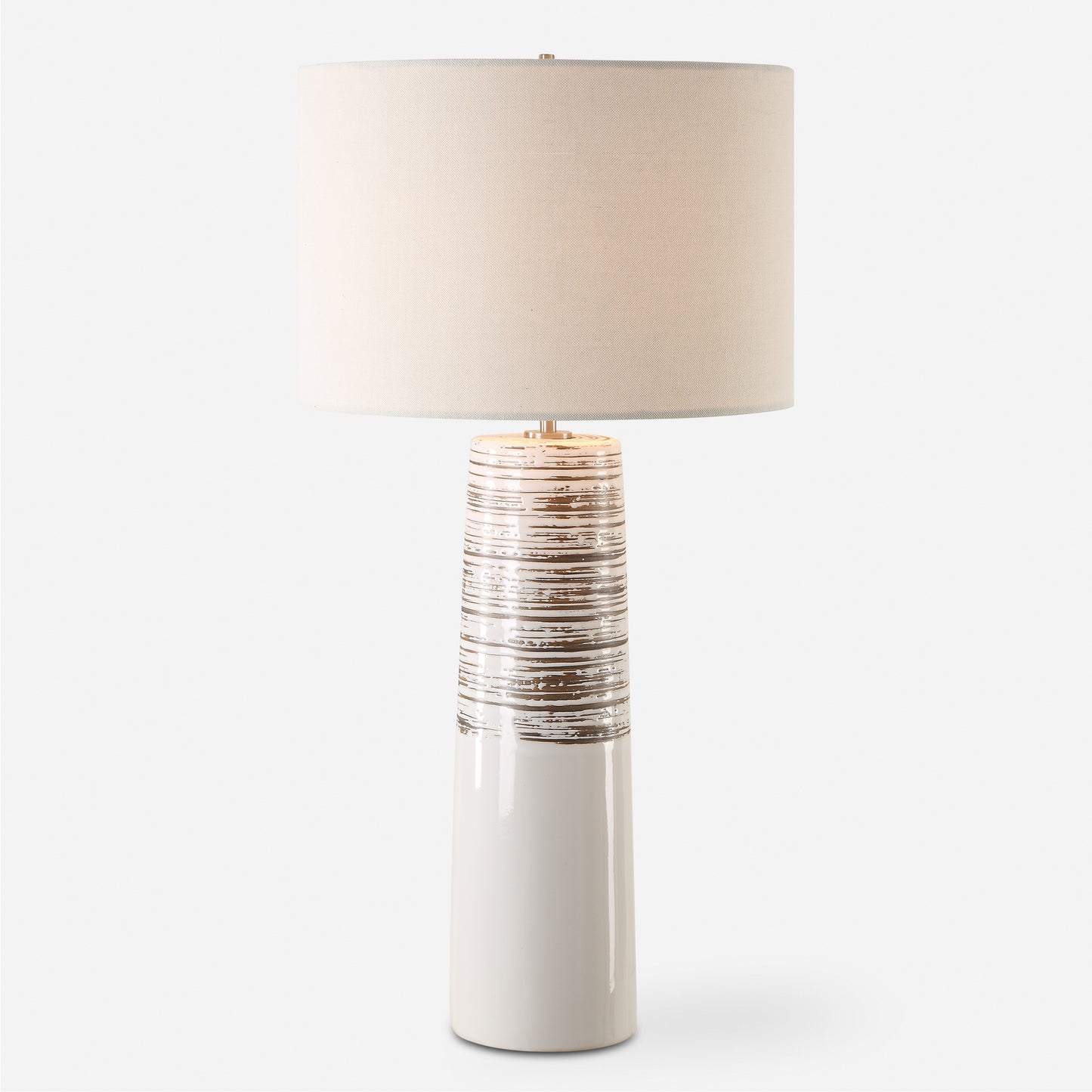 Uttermost Haven White Glaze Table Lamp 30426