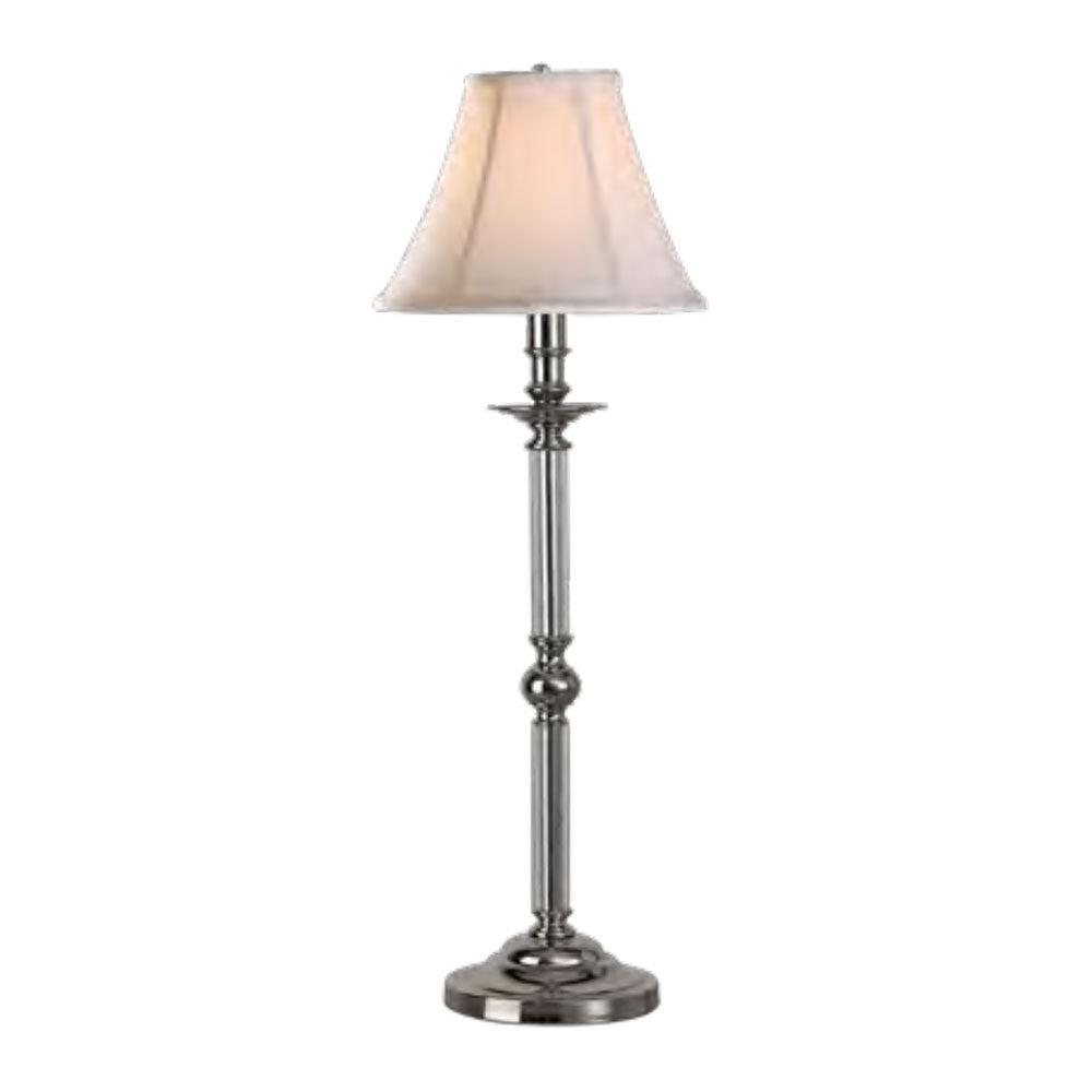 Lite Master Carleigh Table Lamp in Chrome on Solid Brass with Crystal T4735CR-SL