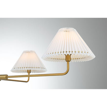 Meridian Lite Trends 4-Light Chandelier in Natural Brass M100121NB