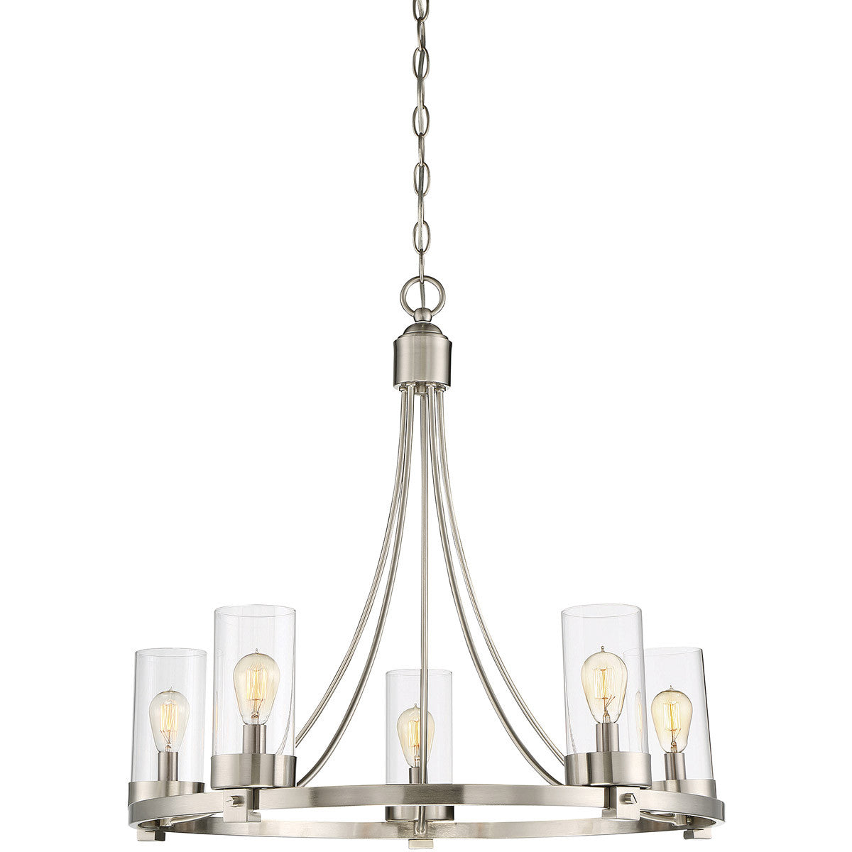 Meridian 5-Light Chandelier in Brushed Nickel M10018BN