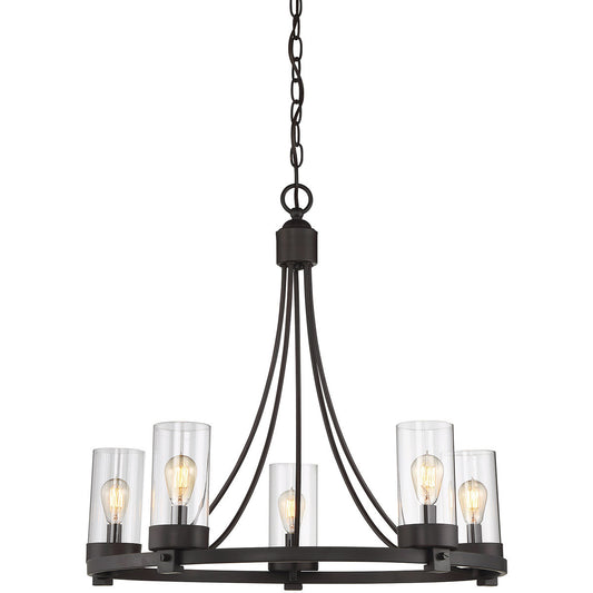 Meridian 5-Light Chandelier in Oil Rubbed Bronze M10018ORB