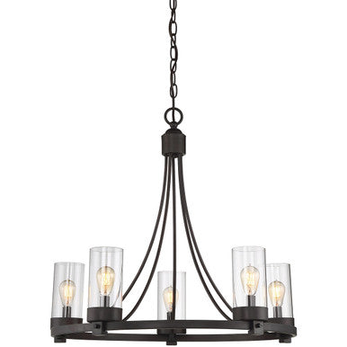 Meridian Lite Trends 5-Light Chandelier in Oil Rubbed Bronze M10018ORB