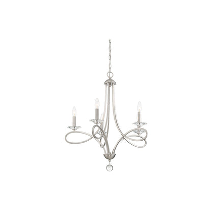 Meridian Lite Trends 5-Light Chandelier in Brushed Nickel M10028BN